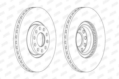 BREMSSCHEIBE JURID 562890JC1 1