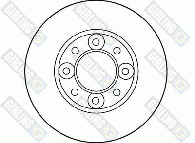 Тормозной диск GIRLING 6013013 для TALBOT MURENA