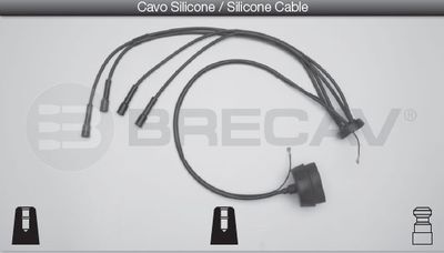 Комплект проводов зажигания BRECAV 01.408 для ALFA ROMEO 1750-2000