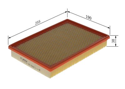 LUFTFILTER BOSCH 1457433338 4