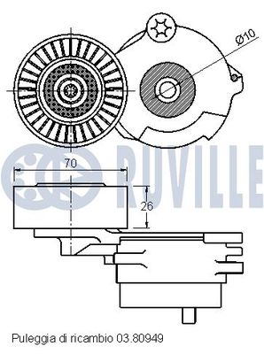 INTINZATOR CUREA CUREA DISTRIBUTIE RUVILLE 542417 1