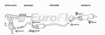 Układ wydechowy EUROFLO PG3008161001A00