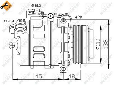 Compressor, air conditioning 32465