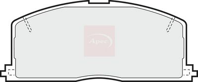 APEC Brake Pad Set, disc brake PAD421