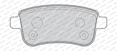 BREMSBELAGSATZ SCHEIBENBREMSE FERODO FDB4182G 1