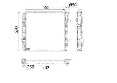 RADIATOR RACIRE MOTOR MAHLE CR662000P 1