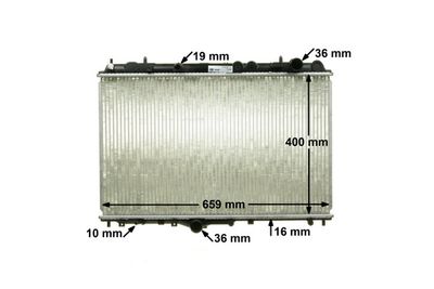 RADIATOR RACIRE MOTOR MAHLE CR1540000S 10