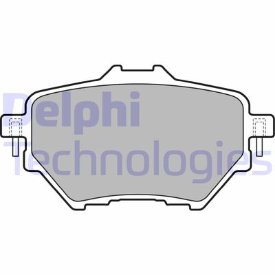 DELPHI LP2505 Тормозные колодки и сигнализаторы  для TOYOTA PROACE (Тойота Проаке)