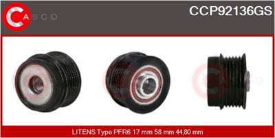 FULIE ALTERNATOR CASCO CCP92136GS
