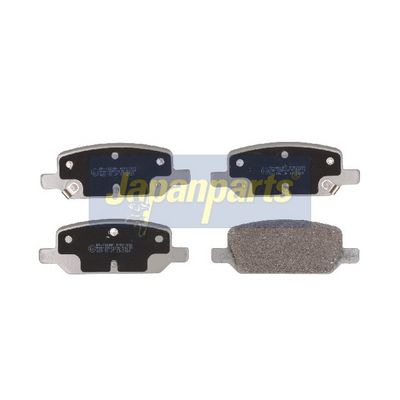 комплект спирачно феродо, дискови спирачки JAPANPARTS PP-0020AF