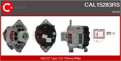 GENERATOR / ALTERNATOR CASCO CAL15283RS