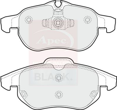 APEC Brake Pad Set, disc brake PAD1248B
