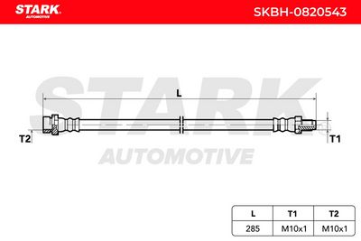 спирачен маркуч STARK SKBH-0820543