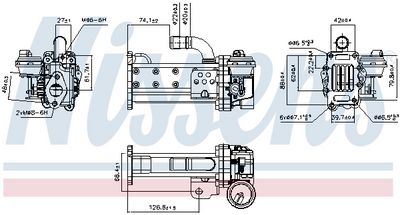 KüHLER ABGASRüCKFüHRUNG NISSENS 989548 4