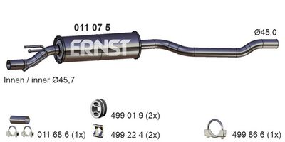 MITTELSCHALLDäMPFER