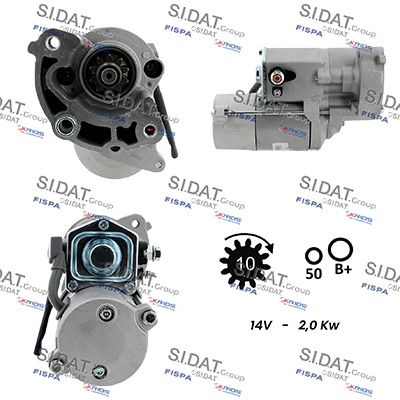 STARTER SIDAT S12DE0858A2