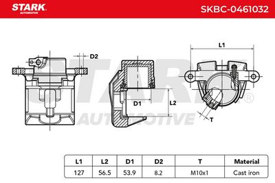 спирачен апарат STARK SKBC-0461032
