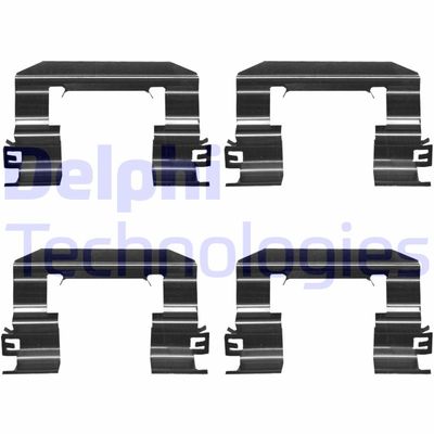 Комплектующие, колодки дискового тормоза DELPHI LX0673 для KIA OPTIMA
