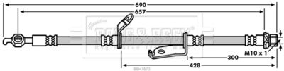 Brake Hose Borg & Beck BBH7873