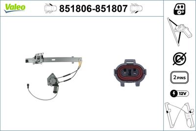 FENSTERHEBER VALEO 851806