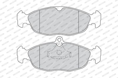 BREMSBELAGSATZ SCHEIBENBREMSE FERODO FDB732 1