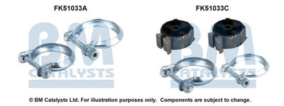 Zestaw montażowy, rura wydechowa BM CATALYSTS FK51033