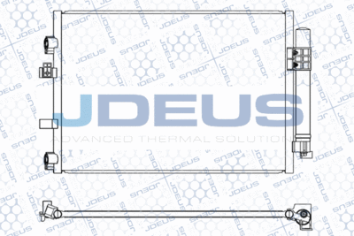 Конденсатор, кондиционер JDEUS M-7120800 для FORD C-MAX
