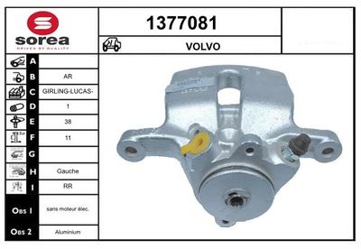 BREMSSATTEL SNRA 1377081
