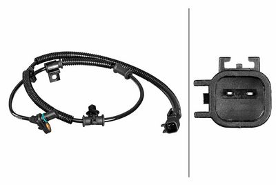 Czujnik, prędkość obrotowa koła HELLA 6PU358218-631