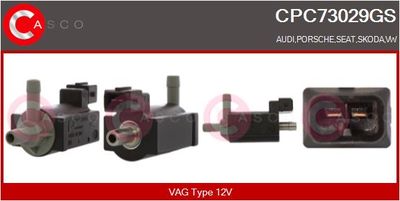 Měnič tlaku, výfukový systém CASCO CPC73029GS