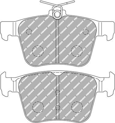 комплект спирачно феродо, дискови спирачки FERODO RACING FDS4697