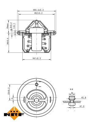 Thermostat, coolant 725152