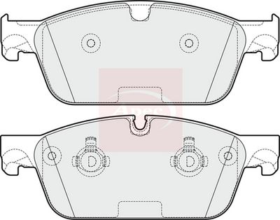 APEC Brake Pad Set, disc brake PAD1928