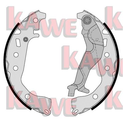 Комплект тормозных колодок KAWE 01203 для TOYOTA bB