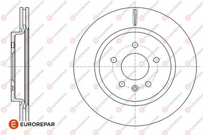 EUROREPAR 1642776780 Тормозные диски  для OPEL ZAFIRA TOURER C (P12) 1.8 (75)