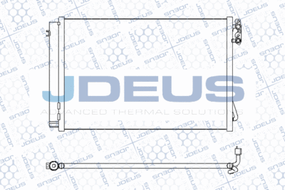 JDEUS 705M66 Радиатор кондиционера  для BMW 1 (Бмв 1)
