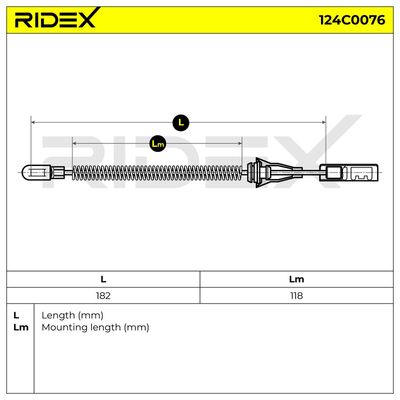 жило, ръчна спирачка RIDEX