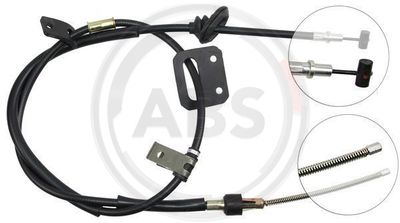 A.B.S. K12637 Трос ручного тормоза  для SUZUKI VITARA Cabrio (ET, TA) 1.6 i 16V (TA02, SE416)