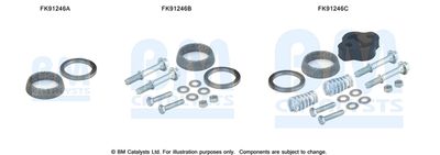 Монтажный комплект, катализатор BM CATALYSTS FK91246 для SUZUKI SWIFT