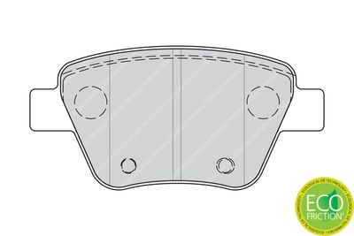 SET PLACUTE FRANA FRANA DISC FERODO FDB4316 1