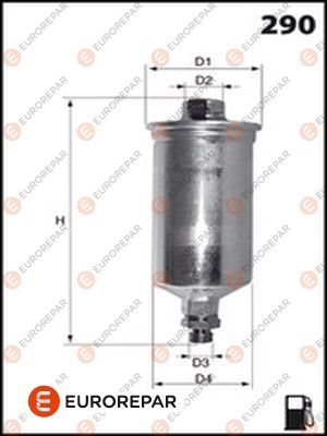 Топливный фильтр EUROREPAR E145060 для MERCEDES-BENZ CABRIOLET