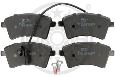 Zestaw klocków hamulcowych, hamulce tarczowe OPTIMAL BP-12662