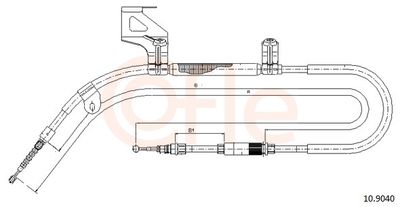 CABLU FRANA DE PARCARE