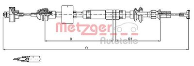 Трос, управление сцеплением METZGER 10.3159 для VW LUPO