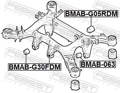 RULMENT DIFERENTIAL FEBEST BMABG30FDM 1