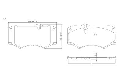 SET PLACUTE FRANA FRANA DISC BOGAP C8210204 5