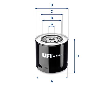 Масляный фильтр UFI 23.124.00 для LANCIA BETA
