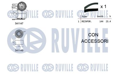 SET CUREA DE DISTRIBUTIE RUVILLE 550052 1