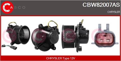 CASCO CBW82007AS Вентилятор салону для CHRYSLER (Крайслер)