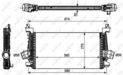 INTERCOOLER COMPRESOR NRF 30269 4